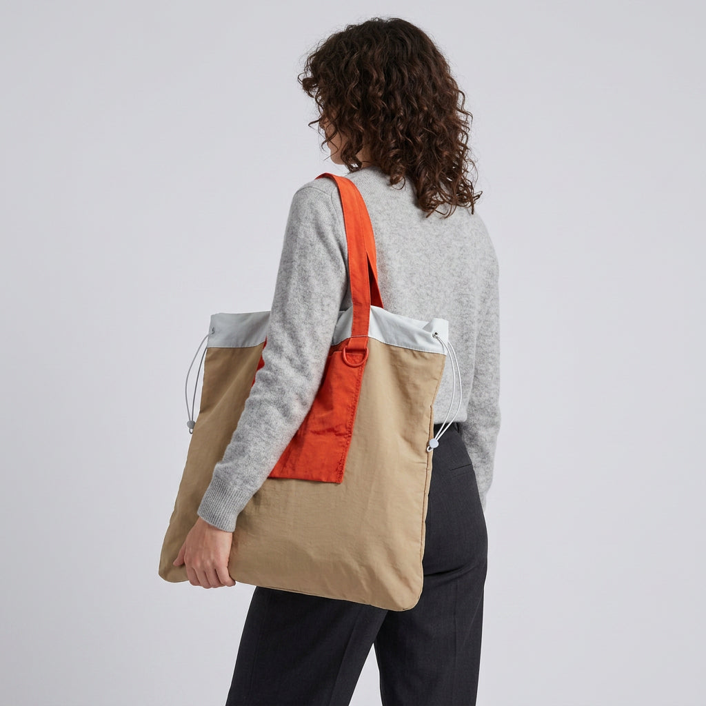 Quiro Alina Foldable Nylon Tote – Ultra-Light Compact Travel & Shopping Bag