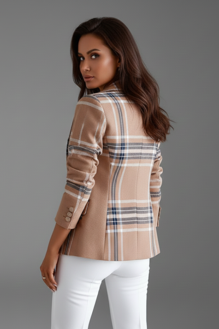 Quiro Textured Lapel Blazer – Defined Fit for Work & Occasions
