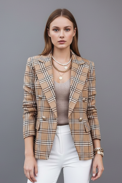 Quiro Textured Lapel Blazer – Defined Fit for Work & Occasions