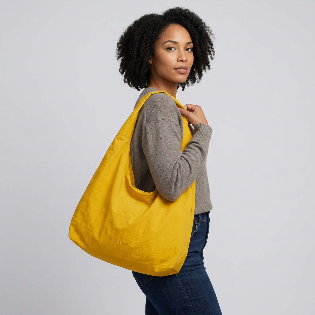 Quiro Clara Nylon Hobo Bag – Sleek Multi-Pocket Everyday Carry