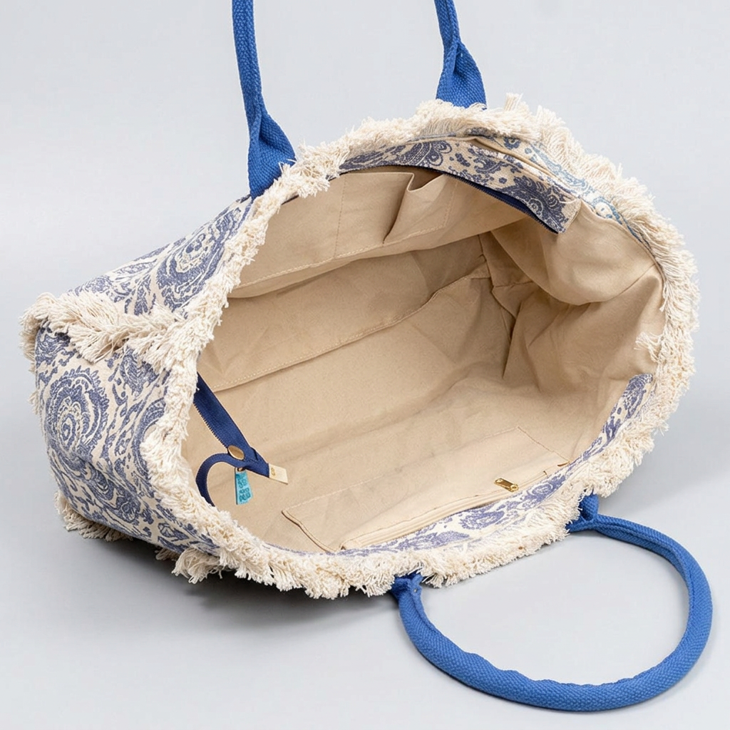 Quiro Noelle Patterned Canvas Tote Bag – Spacious Everyday Carry Essential