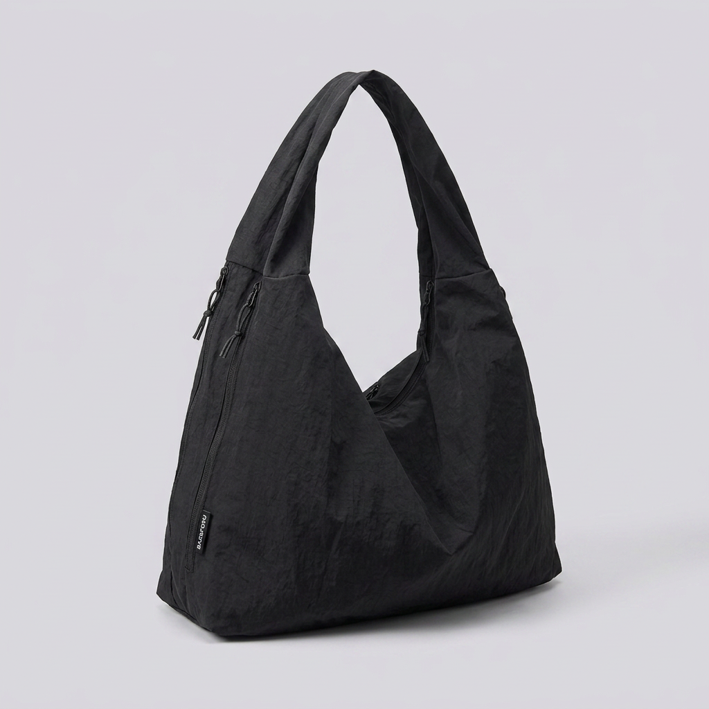 Quiro Clara Nylon Hobo Bag – Sleek Multi-Pocket Everyday Carry