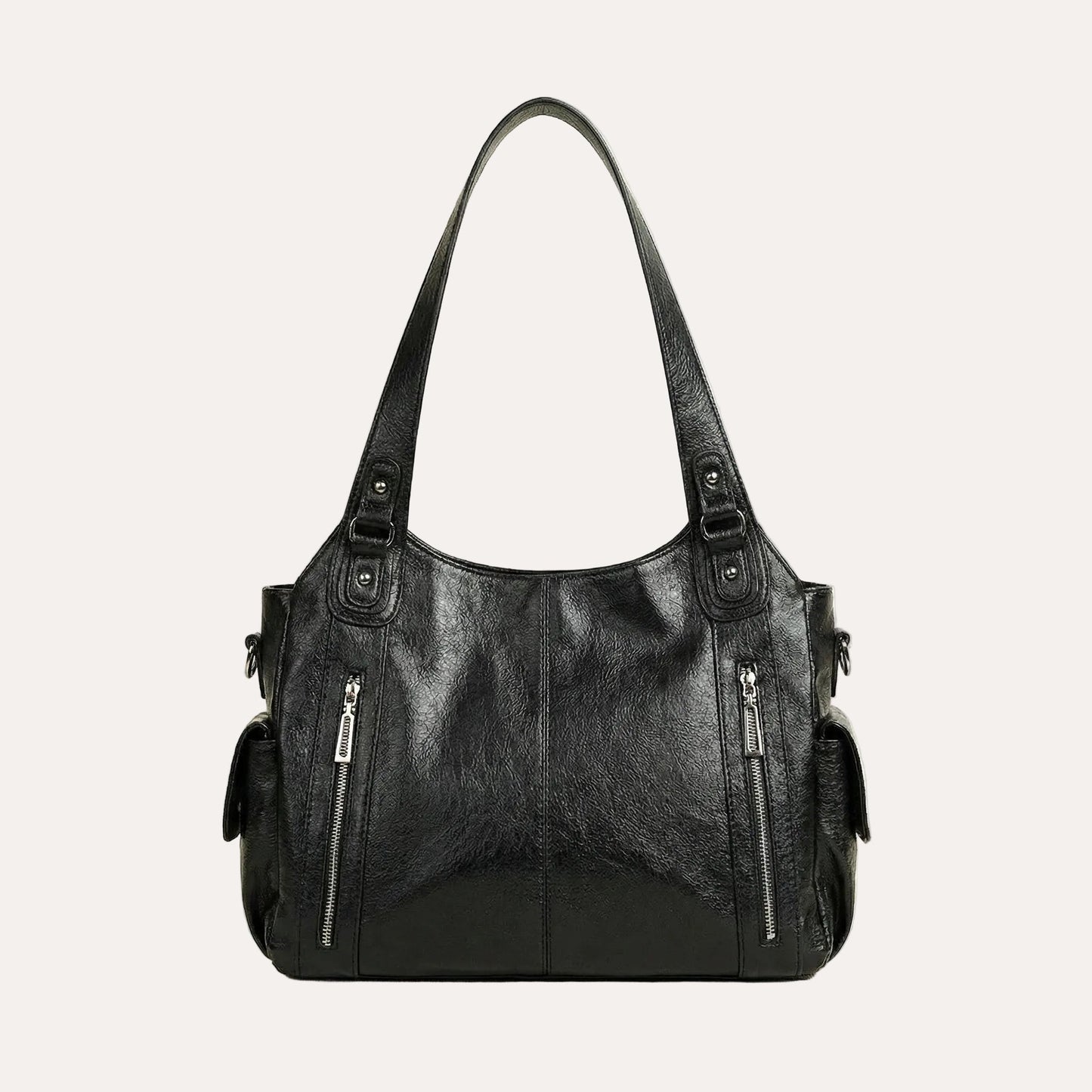 Quiro Mila City Shoulder Bag – Multi-Pocket Style with Crossbody Strap