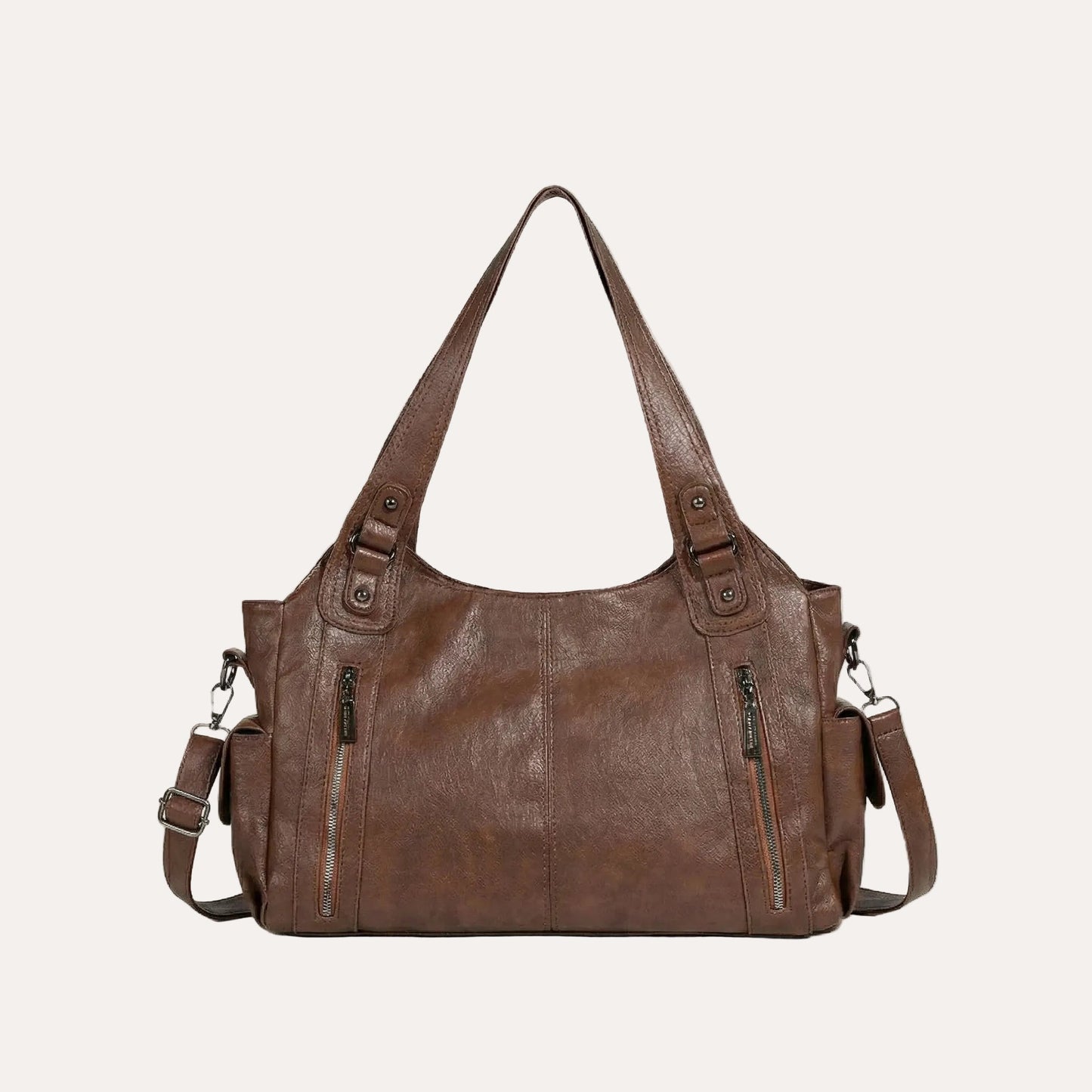 Quiro Mila City Shoulder Bag – Multi-Pocket Style with Crossbody Strap