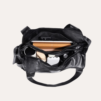 Quiro Mila City Shoulder Bag – Multi-Pocket Style with Crossbody Strap