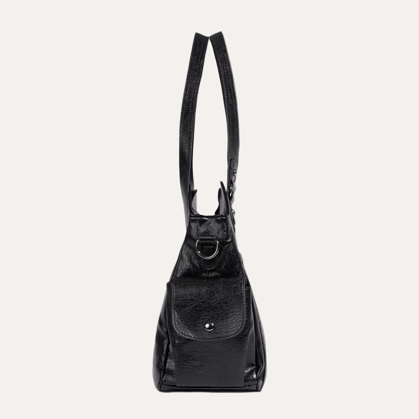 Quiro Mila City Shoulder Bag – Multi-Pocket Style with Crossbody Strap