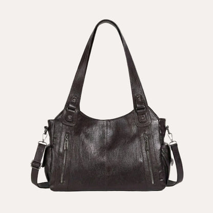 Quiro Mila City Shoulder Bag – Multi-Pocket Style with Crossbody Strap