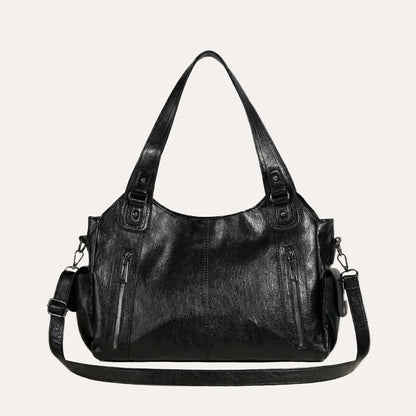 Quiro Mila City Shoulder Bag – Multi-Pocket Style with Crossbody Strap