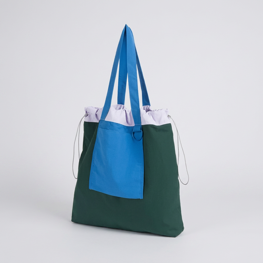 Quiro Alina Foldable Nylon Tote – Ultra-Light Compact Travel & Shopping Bag
