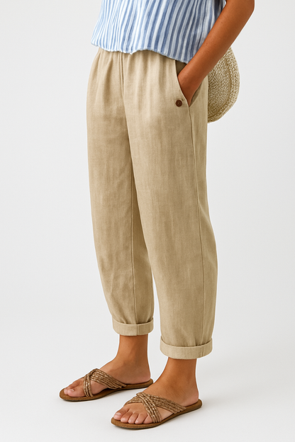 Quiro Alyssa Straight-Leg Pants with Pockets – Comfortable Work-to-Weekend Fit