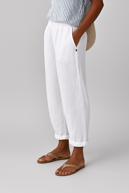 Quiro Alyssa Straight-Leg Pants with Pockets – Comfortable Work-to-Weekend Fit