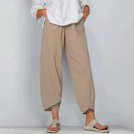 Sara Women's Linen Pants – Lightweight, Breathable Comfort