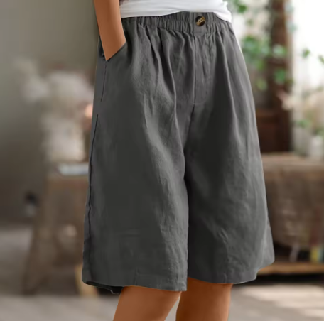 Quiro Stephanie Relaxed-Fit Mid-Thigh Shorts – All-Day Comfort for Warm Days