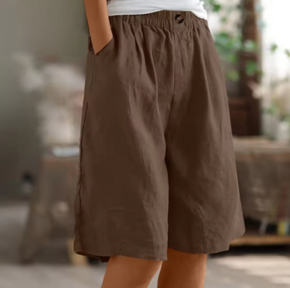 Quiro Stephanie Relaxed-Fit Mid-Thigh Shorts – All-Day Comfort for Warm Days