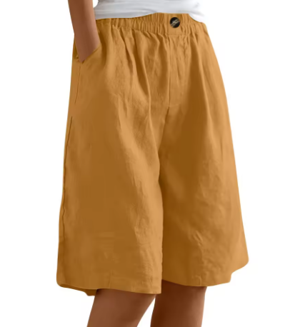 Quiro Stephanie Relaxed-Fit Mid-Thigh Shorts – All-Day Comfort for Warm Days