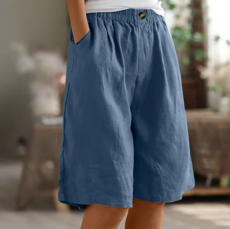 Quiro Stephanie Relaxed-Fit Mid-Thigh Shorts – All-Day Comfort for Warm Days