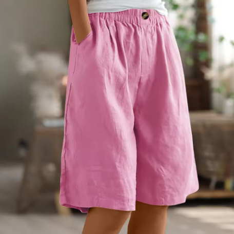 Quiro Stephanie Relaxed-Fit Mid-Thigh Shorts – All-Day Comfort for Warm Days