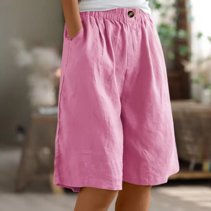 Quiro Stephanie Relaxed-Fit Mid-Thigh Shorts – All-Day Comfort for Warm Days