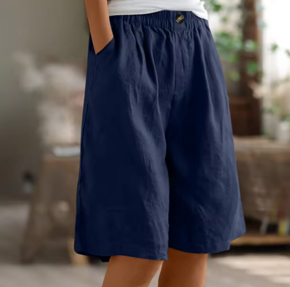 Quiro Stephanie Relaxed-Fit Mid-Thigh Shorts – All-Day Comfort for Warm Days