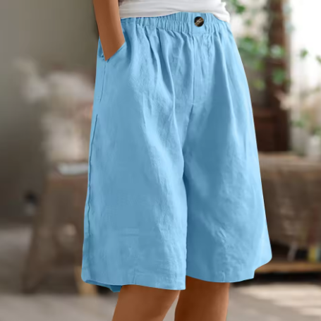 Quiro Stephanie Relaxed-Fit Mid-Thigh Shorts – All-Day Comfort for Warm Days