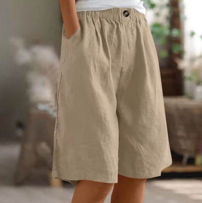Quiro Stephanie Relaxed-Fit Mid-Thigh Shorts – All-Day Comfort for Warm Days