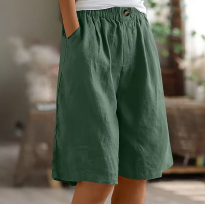 Quiro Stephanie Relaxed-Fit Mid-Thigh Shorts – All-Day Comfort for Warm Days