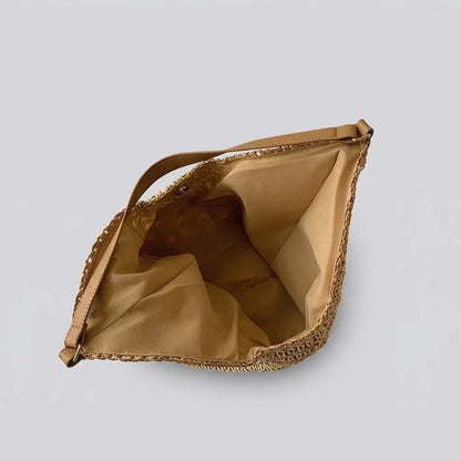 Quiro Seraphina Straw Tote Bag – Ultra-Spacious Everyday Carry Essential