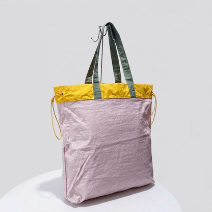 Quiro Alina Foldable Nylon Tote – Ultra-Light Compact Travel & Shopping Bag