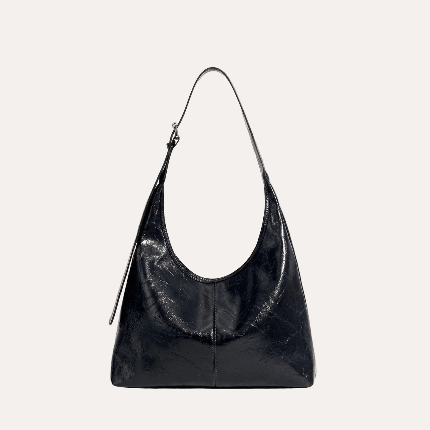 Quiro Sable Hobo Bag – Distressed PU Leather Shoulder Bag with Bonus Pouch