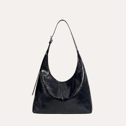 Quiro Sable Hobo Bag – Distressed PU Leather Shoulder Bag with Bonus Pouch