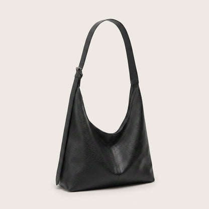 Quiro Melina Grained PU Leather Hobo Bag – Adjustable Shoulder Strap