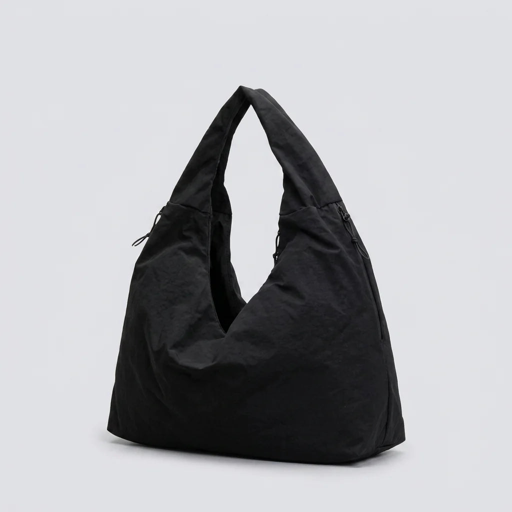 Quiro Clara Nylon Hobo Bag – Sleek Multi-Pocket Everyday Carry