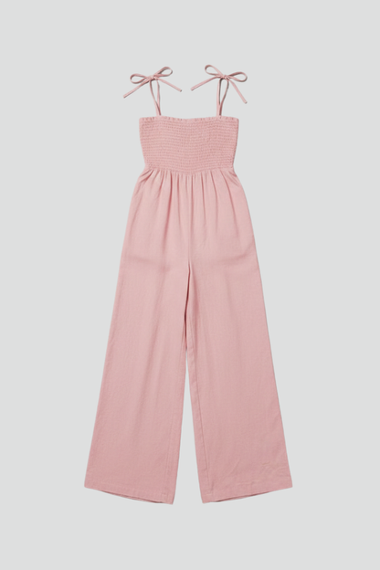 Quiro Wide-Leg Jumpsuit with Adjustable Straps – Chic Flowy Fit