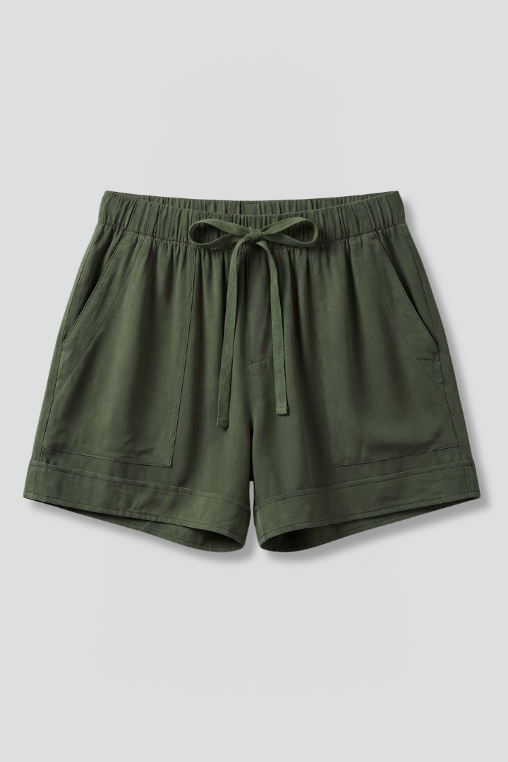 Quiro Relaxed-Fit Drawstring Shorts – Custom Comfort with Side Pockets