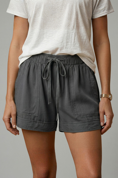 Quiro Relaxed-Fit Drawstring Shorts – Custom Comfort with Side Pockets