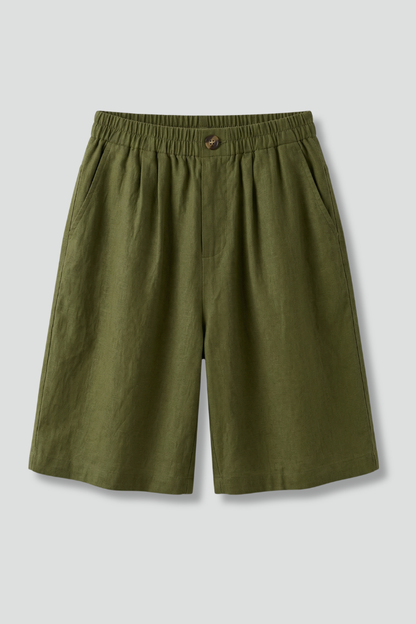 Quiro Everyday Elastic-Waist Shorts – Relaxed Fit with Side Pockets