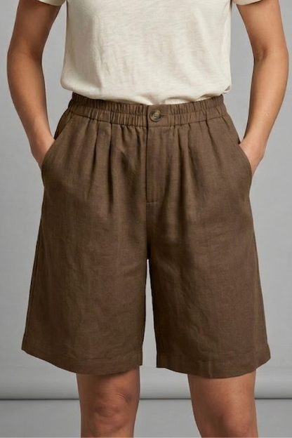Quiro Everyday Elastic-Waist Shorts – Relaxed Fit with Side Pockets