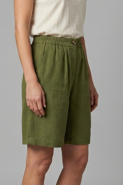 Quiro Everyday Elastic-Waist Shorts – Relaxed Fit with Side Pockets