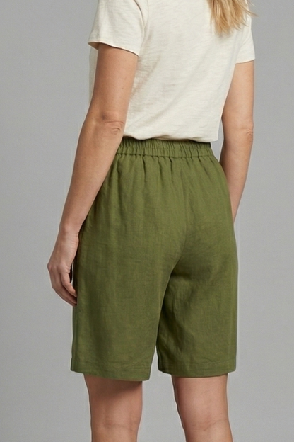 Quiro Everyday Elastic-Waist Shorts – Relaxed Fit with Side Pockets
