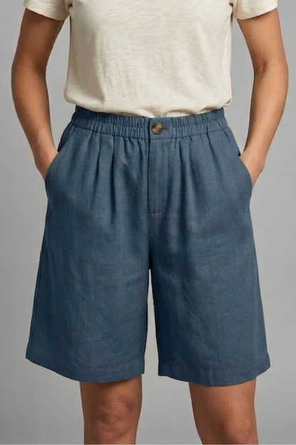 Quiro Everyday Elastic-Waist Shorts – Relaxed Fit with Side Pockets