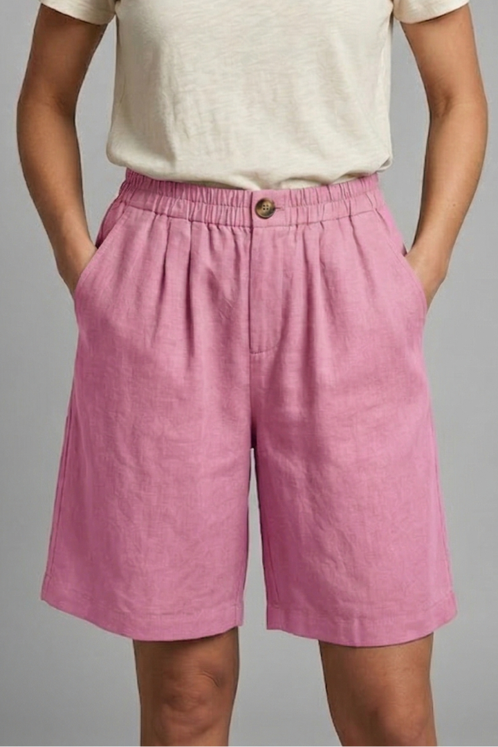 Quiro Everyday Elastic-Waist Shorts – Relaxed Fit with Side Pockets